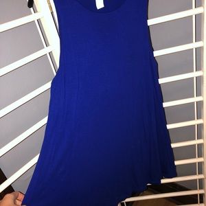 Blue tshirt dress
